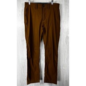 Prana Stretch Zion Pants‎ 34x32 Brown Slim Fit Hiking Climbing Trail Outdoor